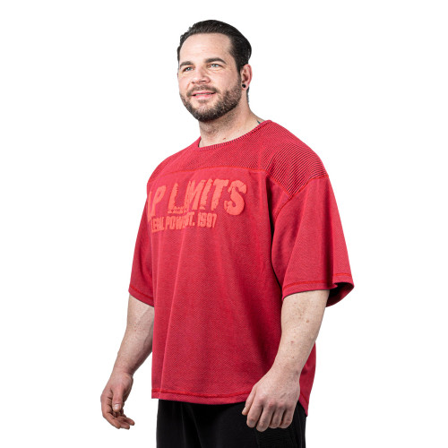 Rag Top LpLimits Stonewashed Boston Rain Mesh Red