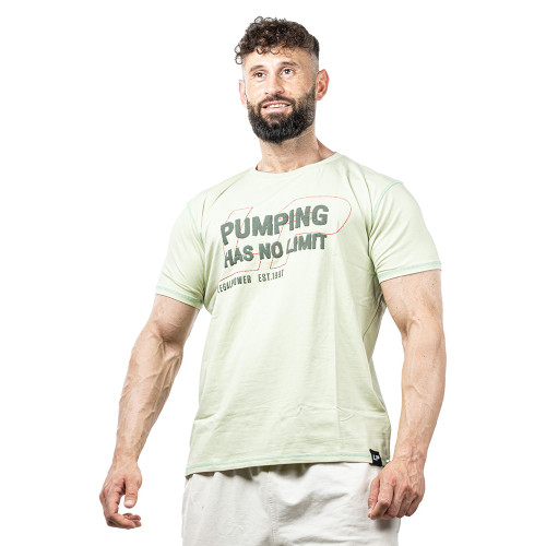 T-Shirt Pumping has no Limit Single-Jersey-Green T-Shirt Pumping has no Limit Single-Jersey-Green