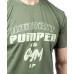 T-Shirt Hardest Pumper in the Gym Single-Jersey - Khaki T-Shirt Hardest Pumper in the Gym Single-Jersey - Khaki